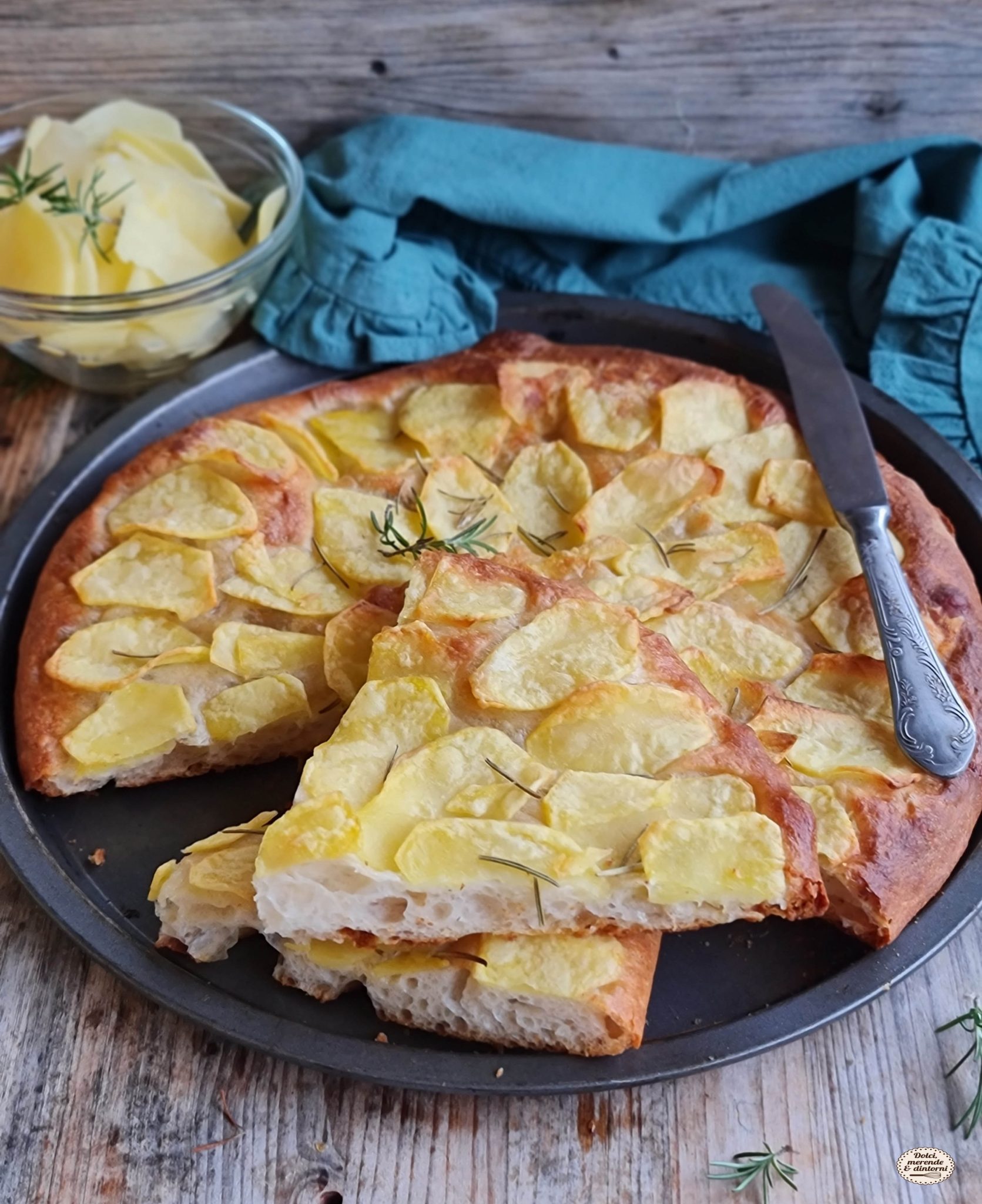 Focaccia Di Nino In Bianco Con Patate Ricetta Il Ricettario Di