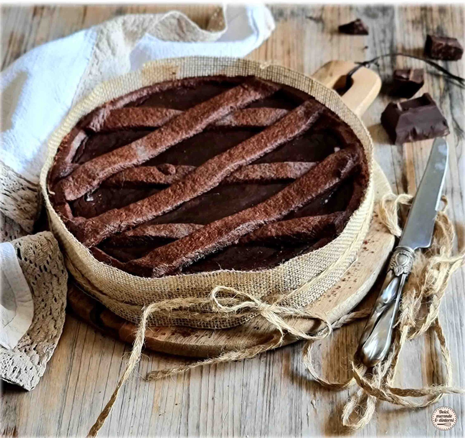 Crostata Con Ganache Al Cioccolato Fondente Di Ernst Knam Il